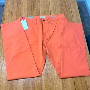 Coral Stone Pants Slim Chino For Men Size 34x32 Stretch for Comfort